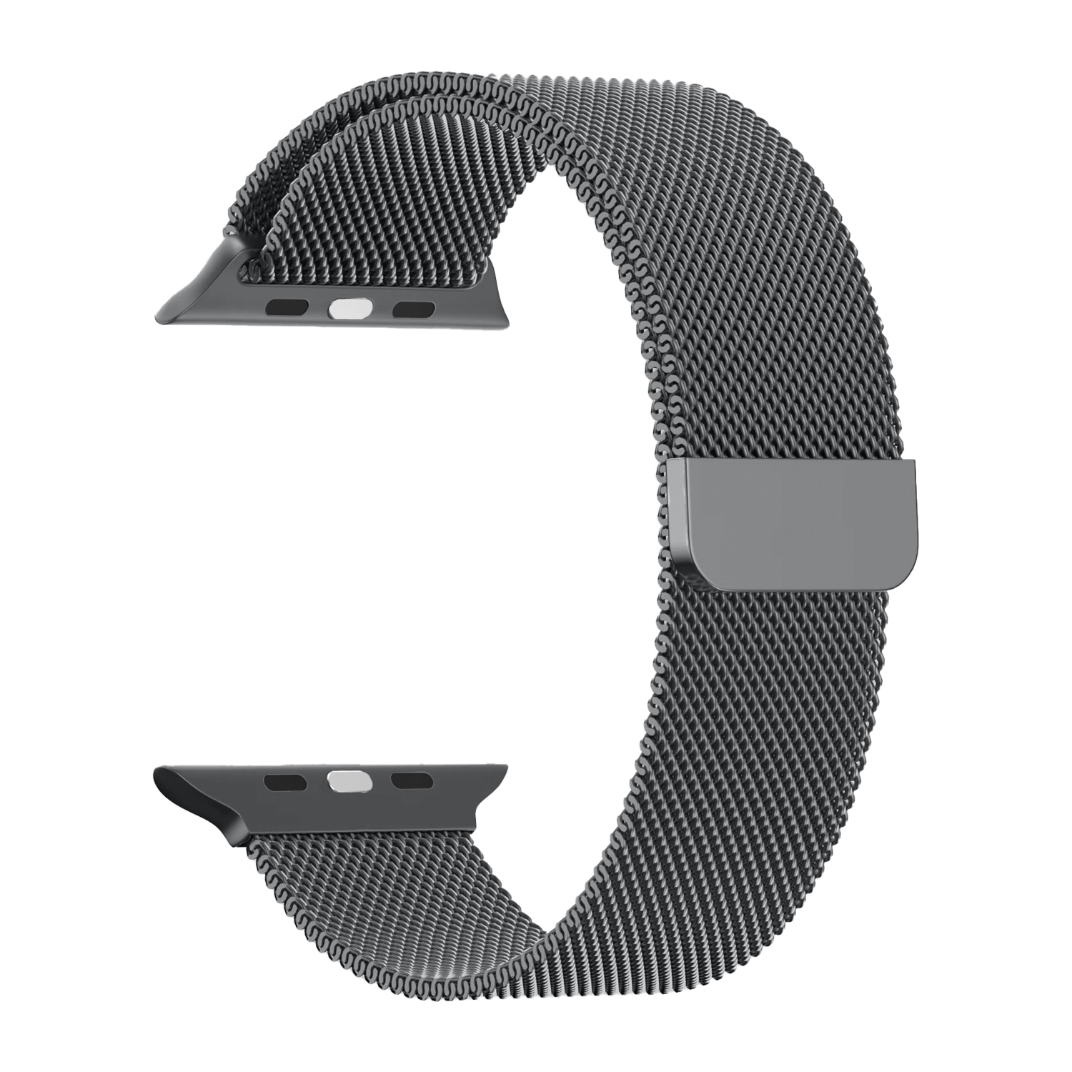 Ремешок для APL watch 42/44/45/49mm Milanese loop  серый (Space gray)
