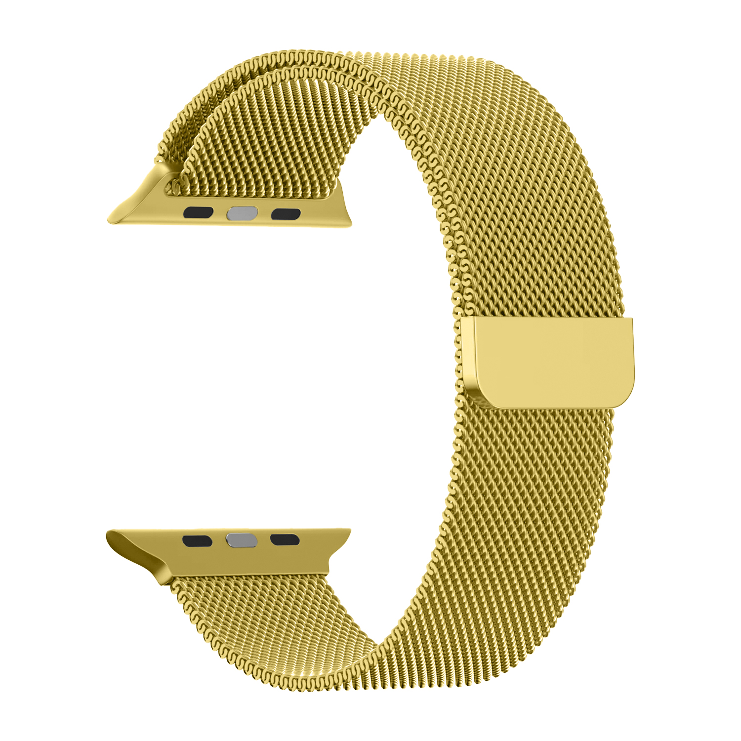 Ремешок для APL watch 38/40/41mm Milanese loop желтое золото (Gold)