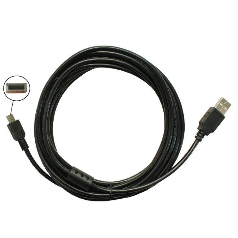 Кабель USB 2.0 USB- Mini USB 3M черный (125шт/кор)