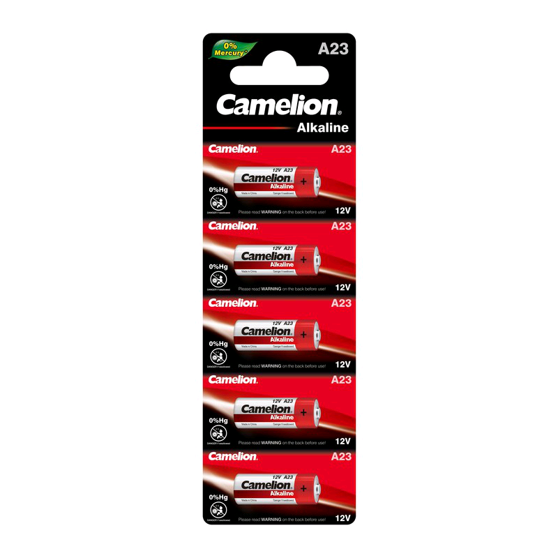 Батарейка Camelion LR23/A23/MN21 BL5 Alkaline 12V 0%Hg (5/50/1800)