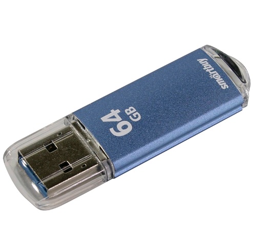 USB накопитель 64 GB Smart Buy V-Cut Blue