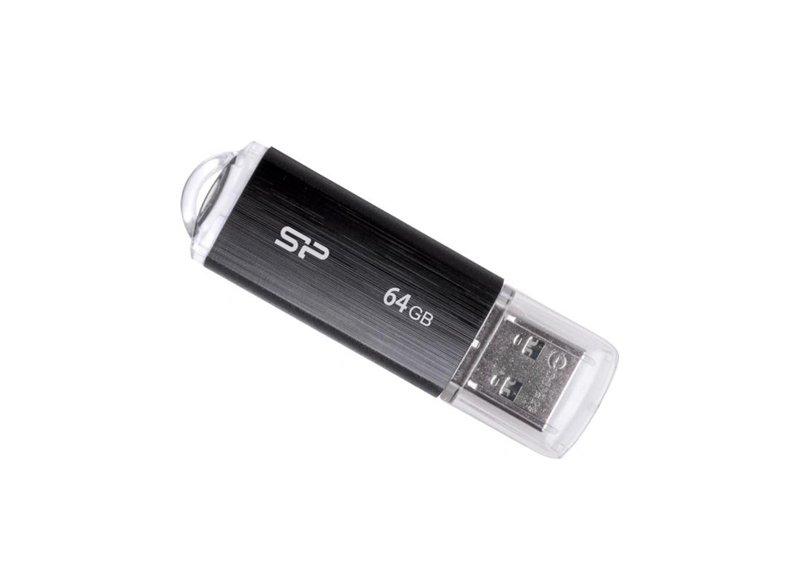 USB накопитель 64 GB Silicon Power Ultima U02 Black