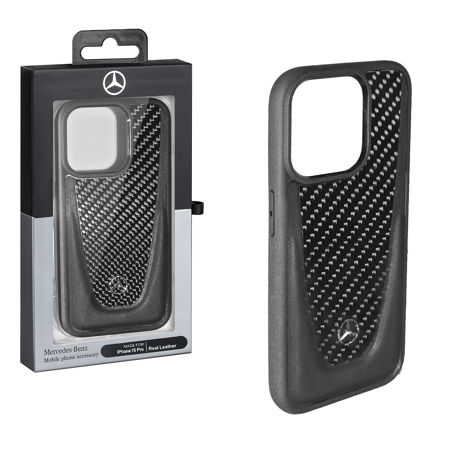 Чехол iPh 15 Pro Benz Dynamic line