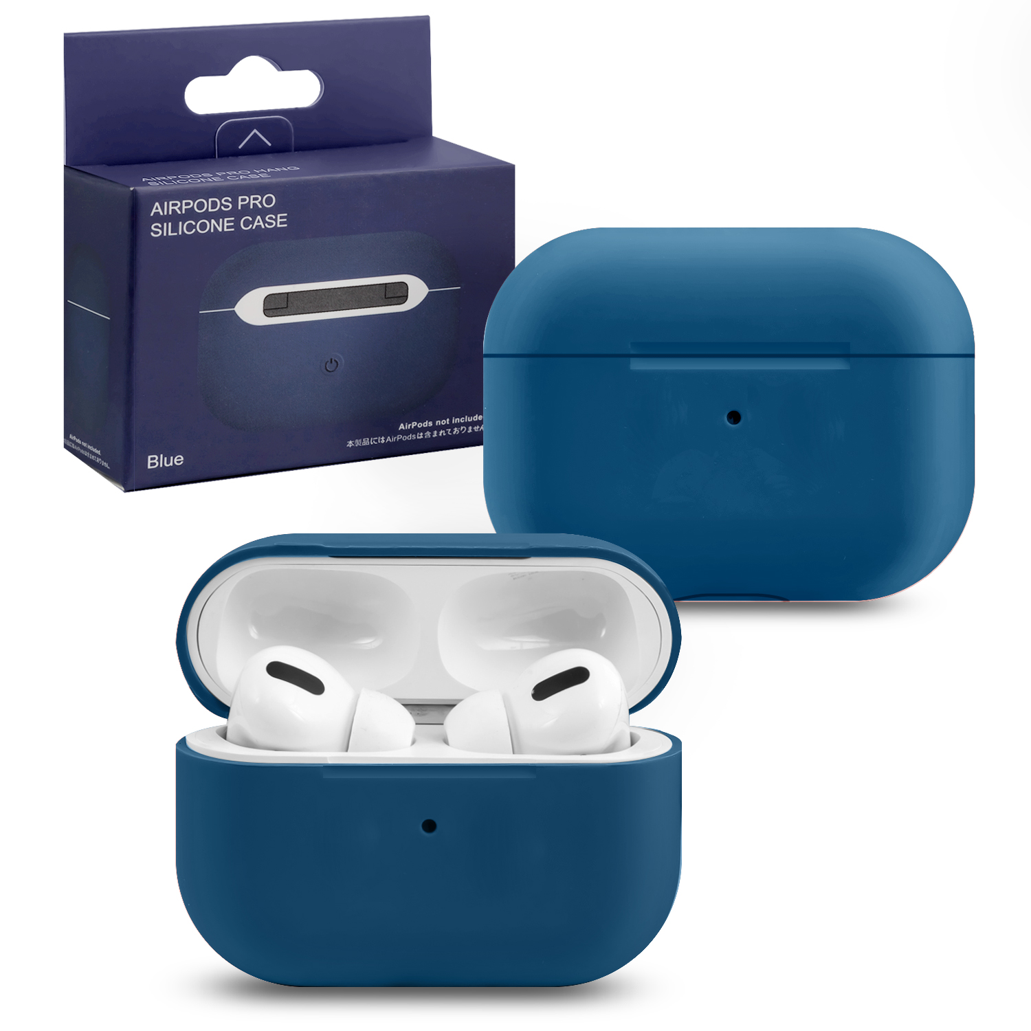 Чехол APods Pro Silicone Blue