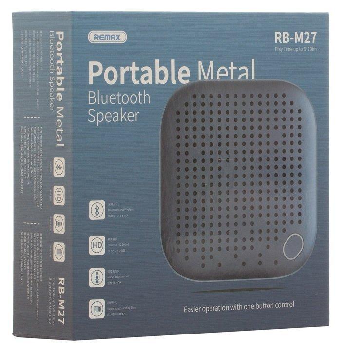 Портативная акустика RB-M27 Bluetooth REMAX синяя