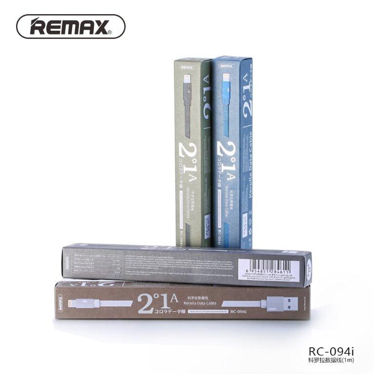 Кабель USB Lightning 1m RC-094i Kerolla REMAX