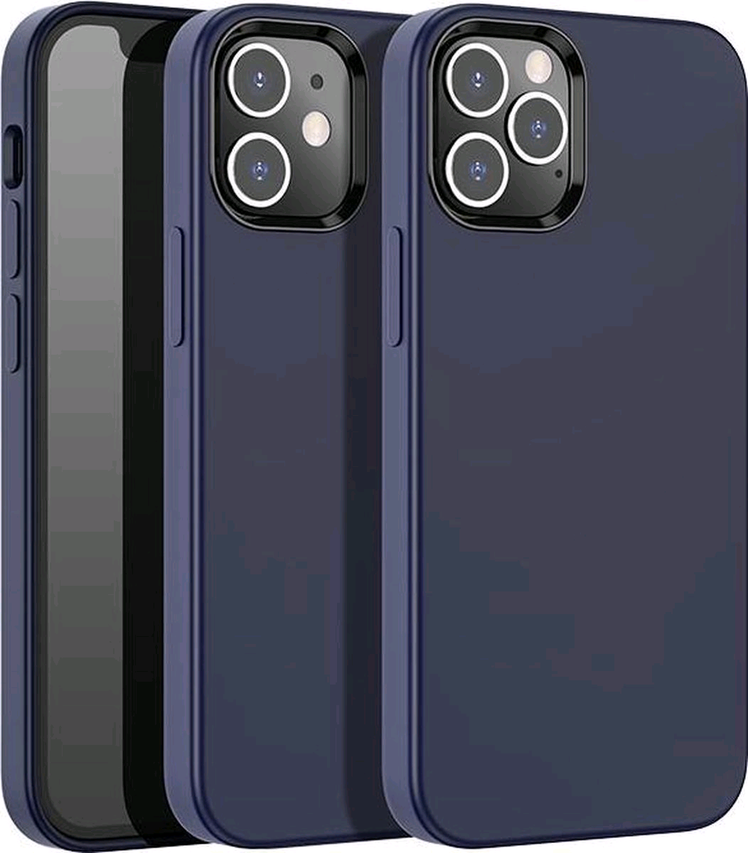 Чехол iPh 12/12 Pro (6.1) Pure series protective case HOCO Blue