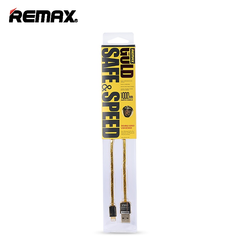 Кабель USB Lightning 1m RC-016i Gold REMAX
