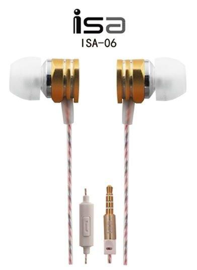 Наушники ISA-06 Кнопка ответа + микрофон ISA
