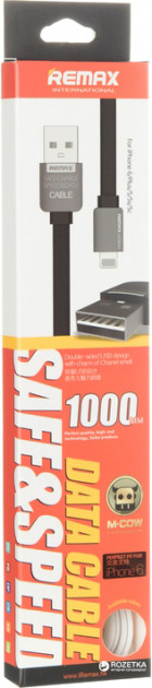 Кабель USB Lightning 1m RC-015i King-Kong Remax синий