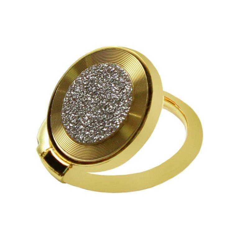 Держатель кольцо со стразами золото i01 ISA