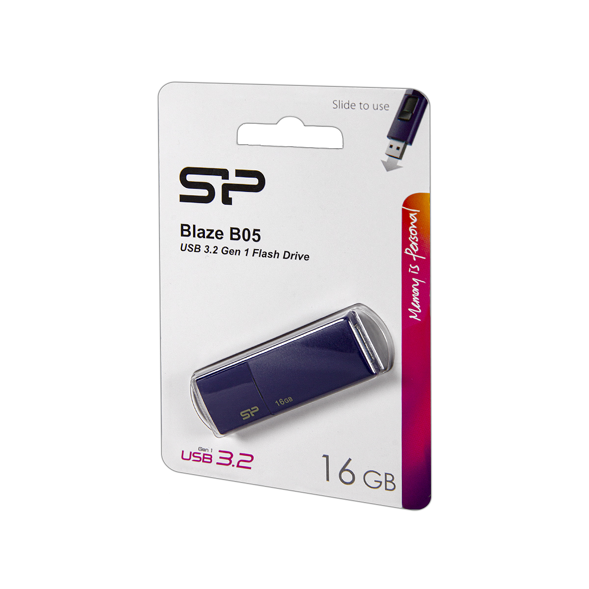 USB накопитель 16 GB Silicon Power Blaze B05 Deep Blue