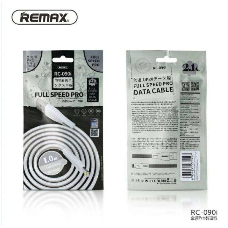 Кабель USB Lightning 1m RC-090i Full Speed Pro Series REMAX