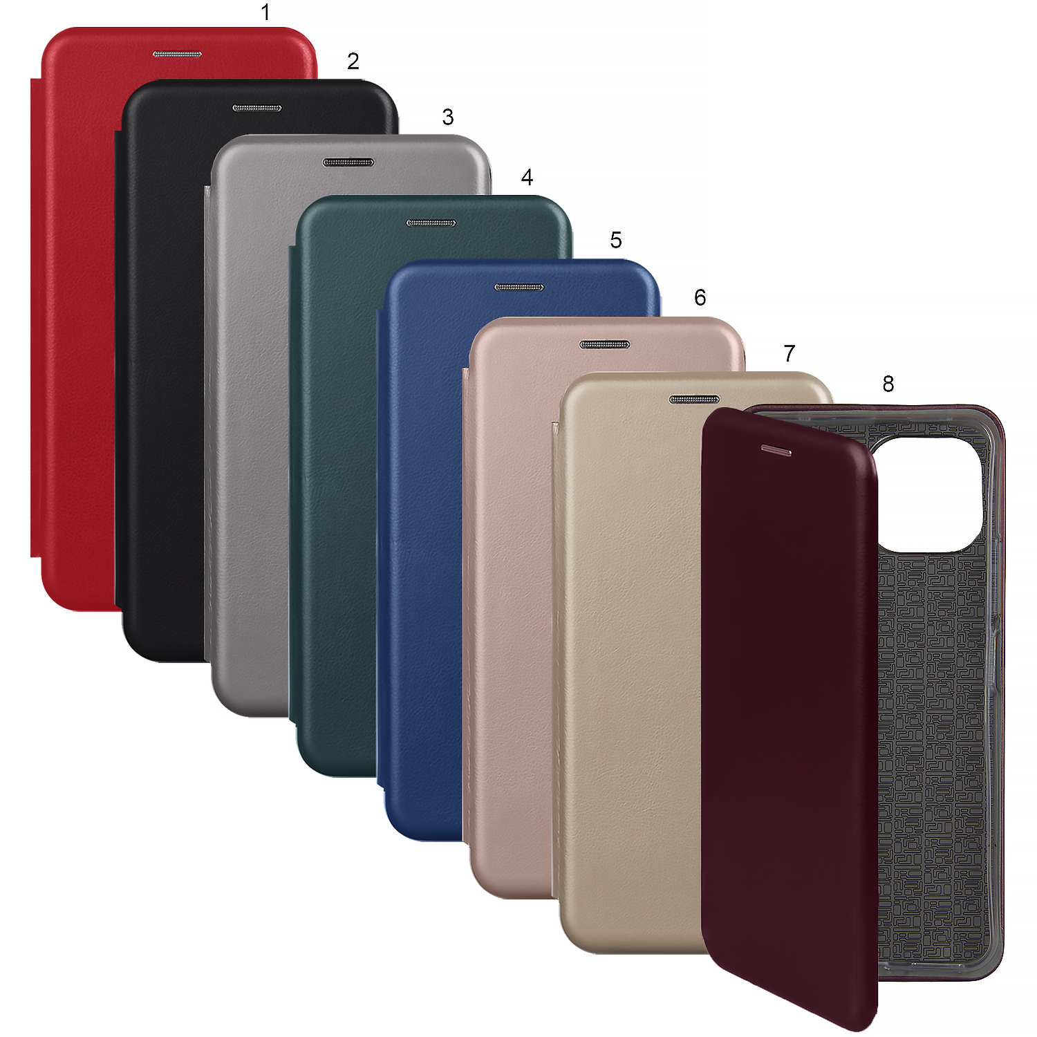 Чехол-книжка Xiaomi Mi 11 Lite цвета в ассортименте