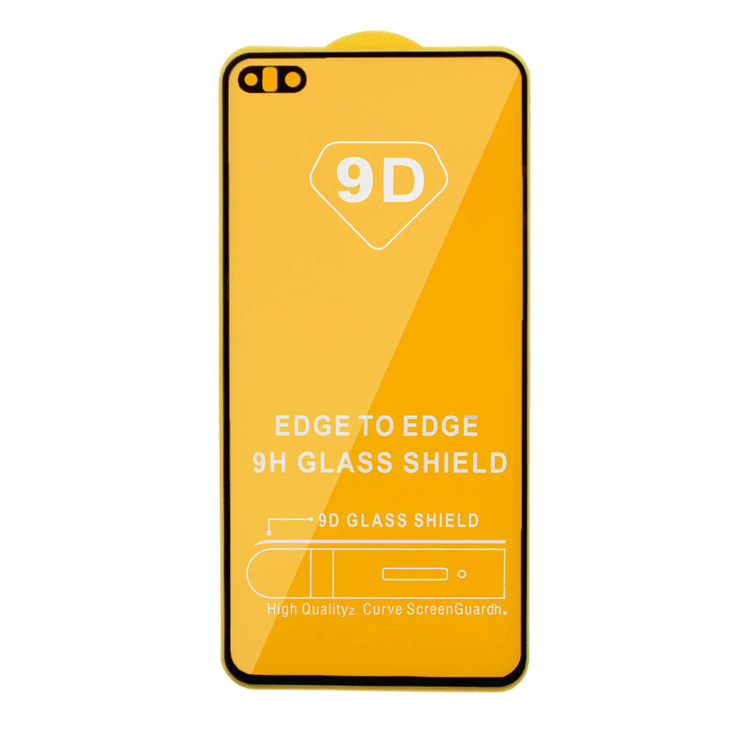 Защитное стекло Huawei P40 с рамкой 9H Full Glue без упаковки