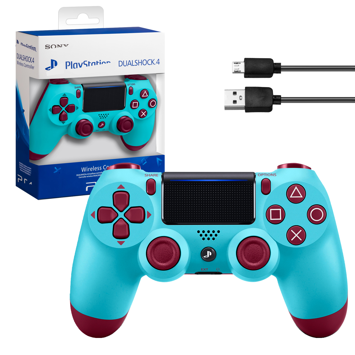 Джойстик PS4 DualShock беспроводной бирюзовый
