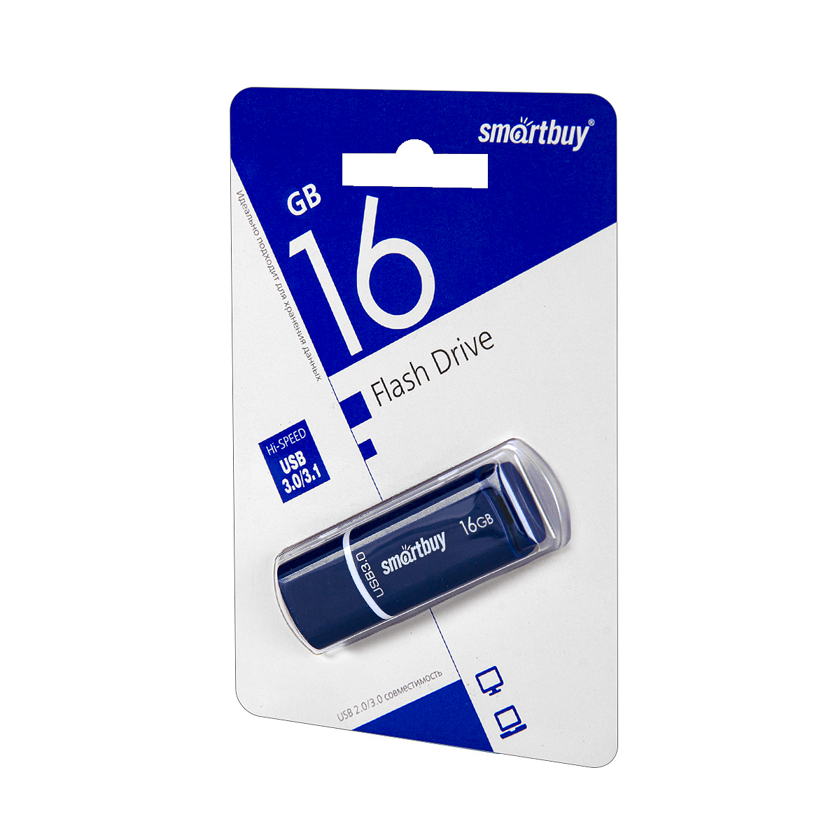 USB накопитель 16 GB Smart Buy Crown Blue 3.0