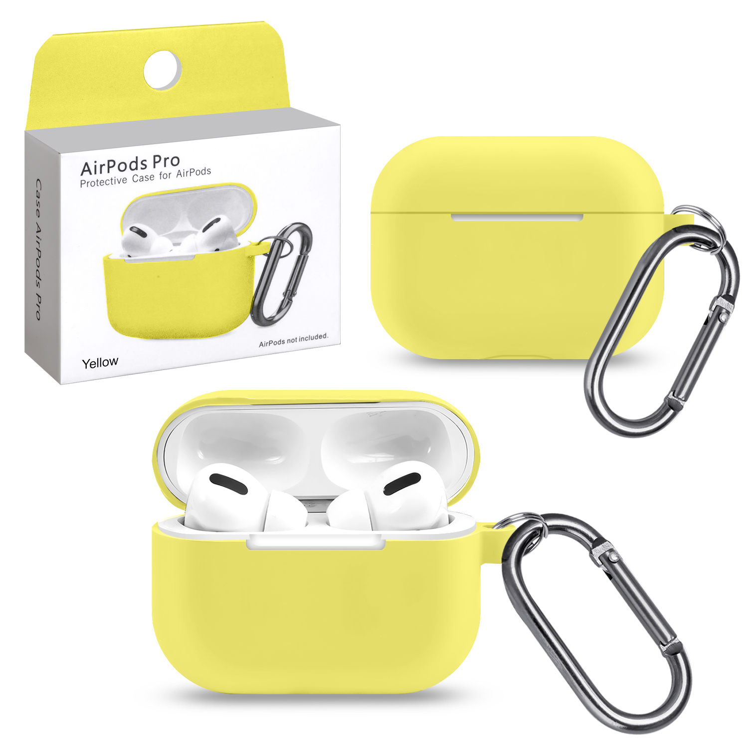 Чехол Apods Pro Yellow #6