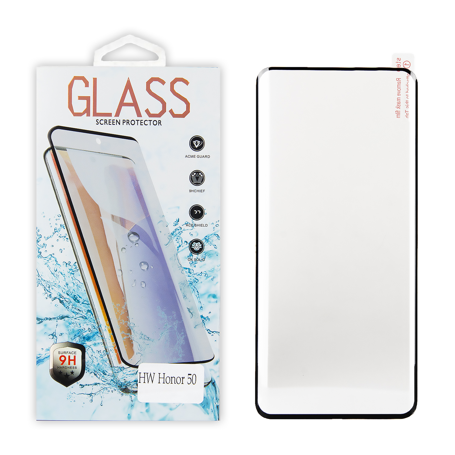 Защитное стекло Huawei Honor 50 (полный клей)