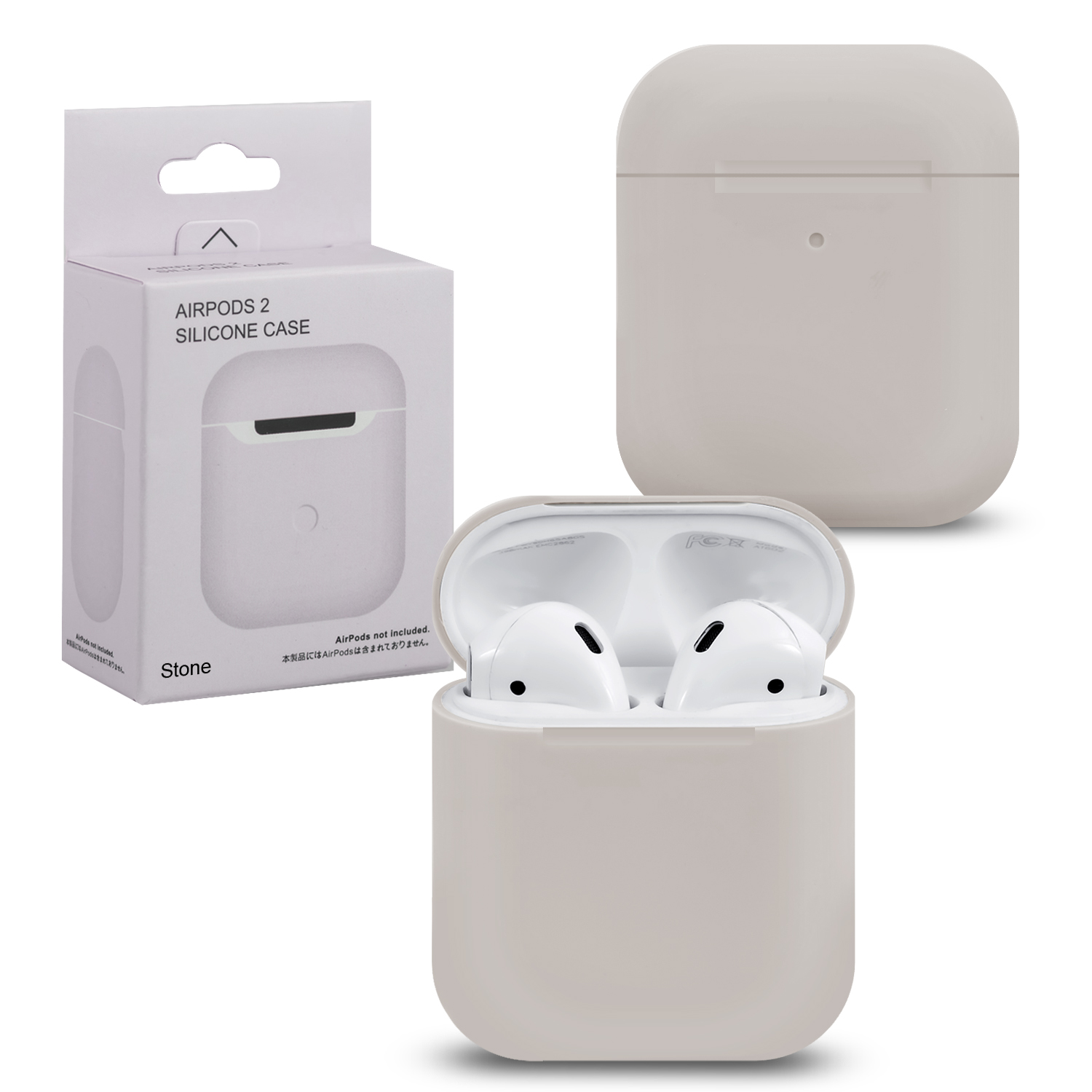 Чехол APods 1/2 Silicone Stone #10 