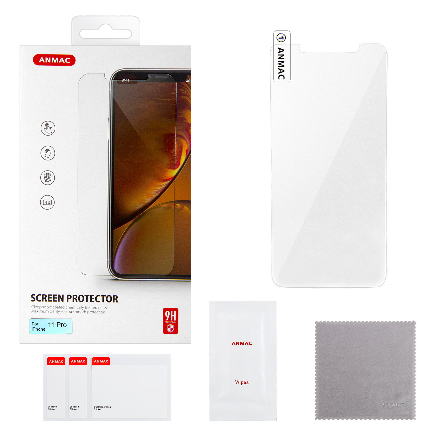 Защитное стекло iPh 11 Pro ANMAC Арт.1137196