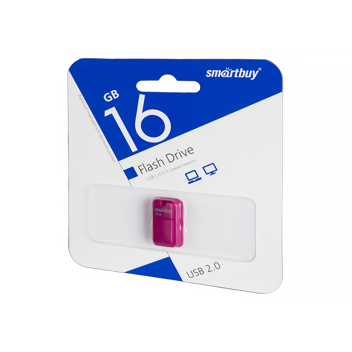 USB накопитель 16 GB Smart Buy ART Pink