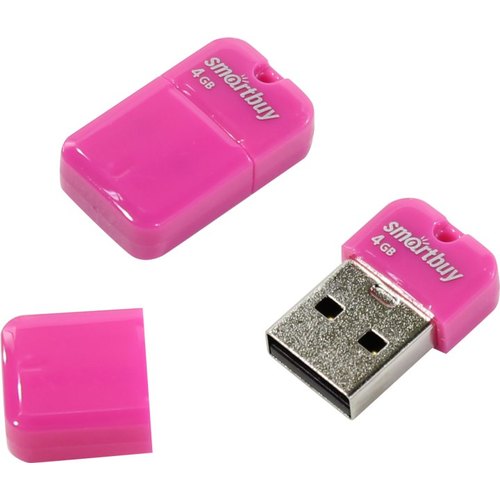 USB накопитель 4GB SmartBuy Pink (SB4GBAP)