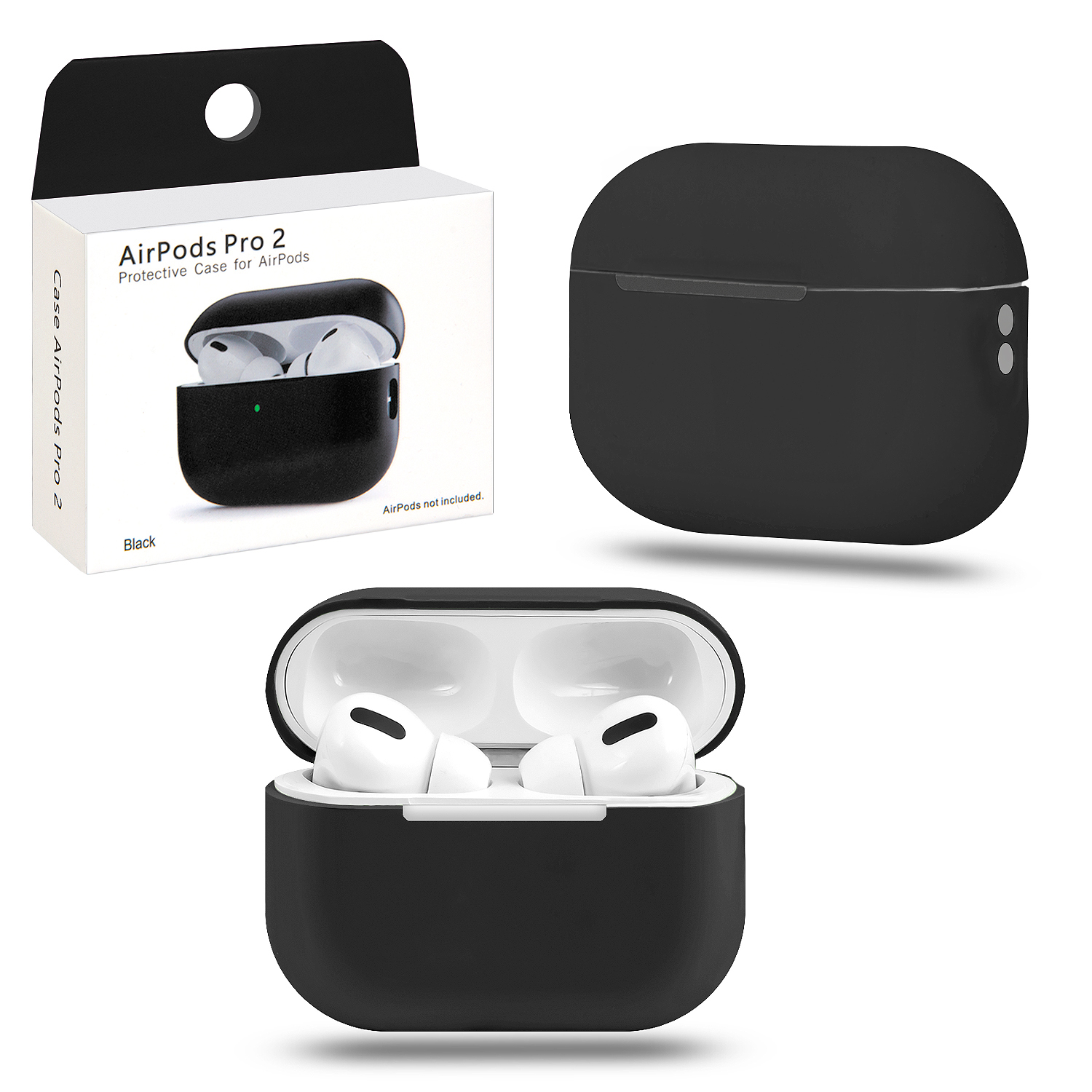 Чехол Apods pro 2 Split Black #16