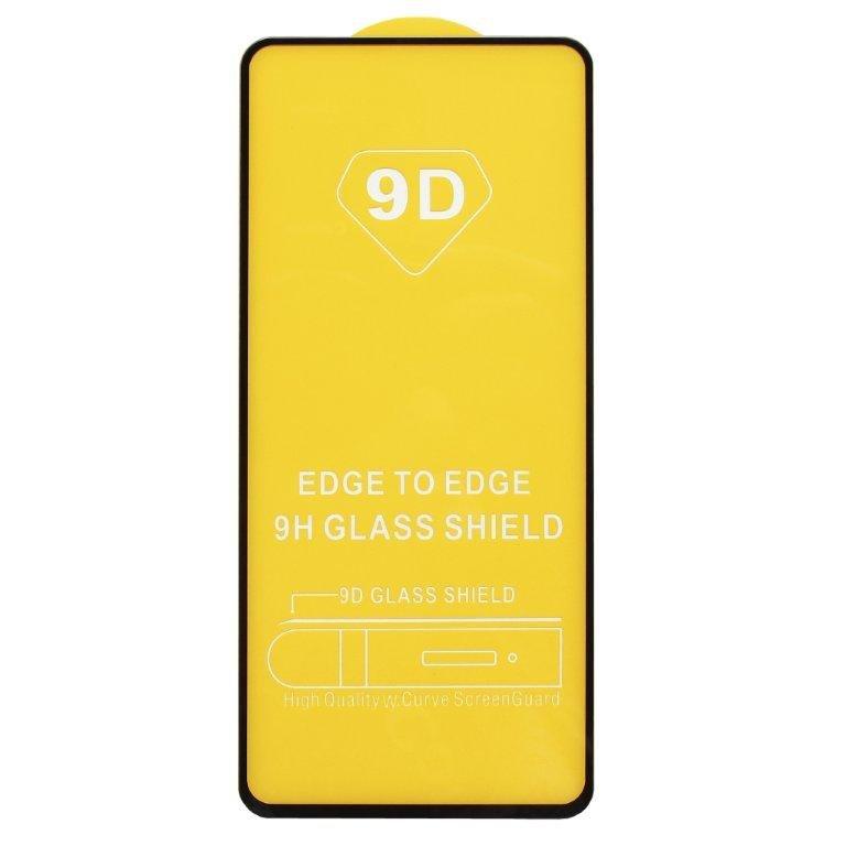 Защитное стекло Samsung A90 с рамкой 9H Full Glue без упаковки