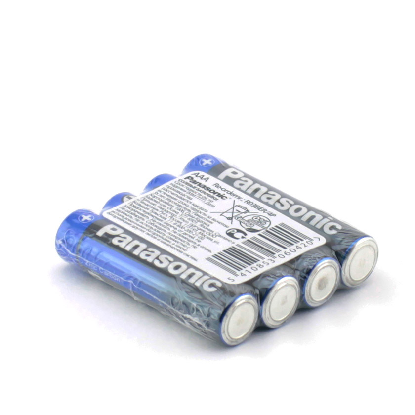 Батарейка солевая PANASONIC R03 (AAA) General Purpose 1.5В (4 в п/э)