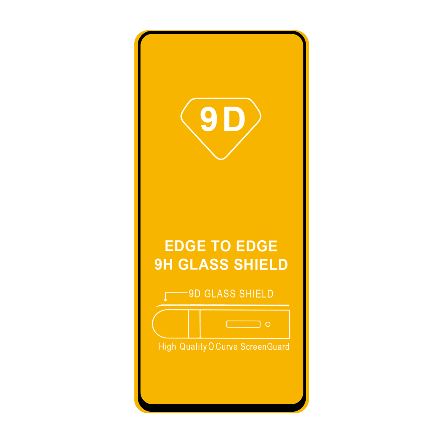 Защитное стекло Xiaomi Note 9T с рамкой 9H Full Glue без упаковки