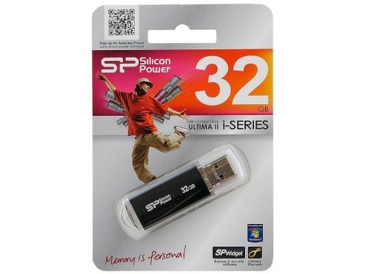 USB накопитель 32 GB Silicon Power Ultima II - I Series Black