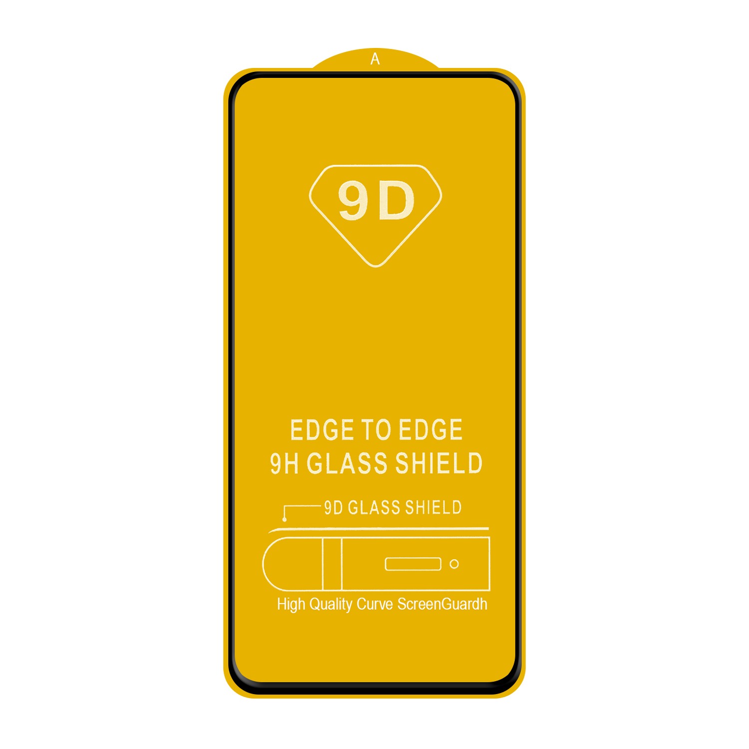 Защитное стекло Xiaomi Mi 10T/10T Pro с рамкой 9H Full Glue без упаковки