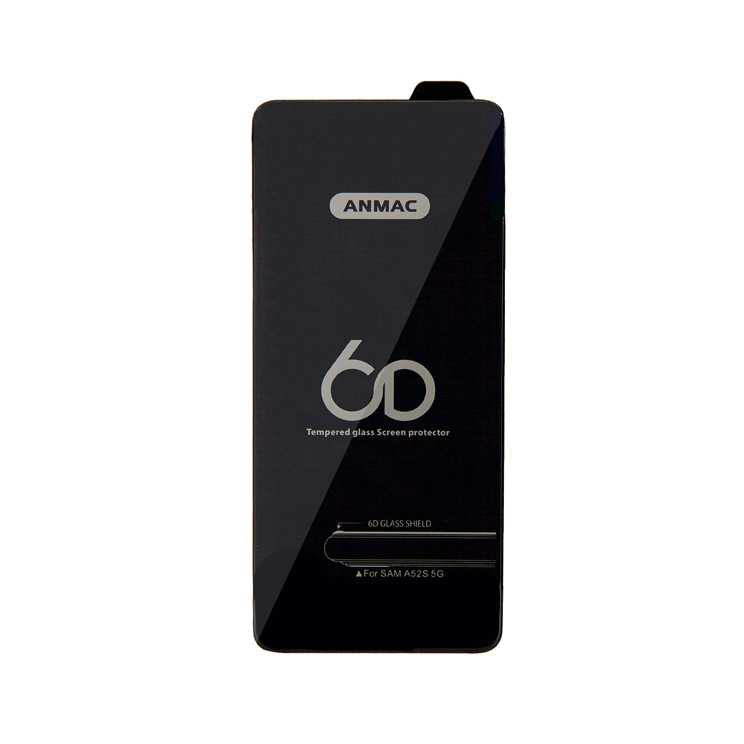 Защитное стекло Sam A51/A52/A52S Anmac 6D Black без упаковки Арт.1137437
