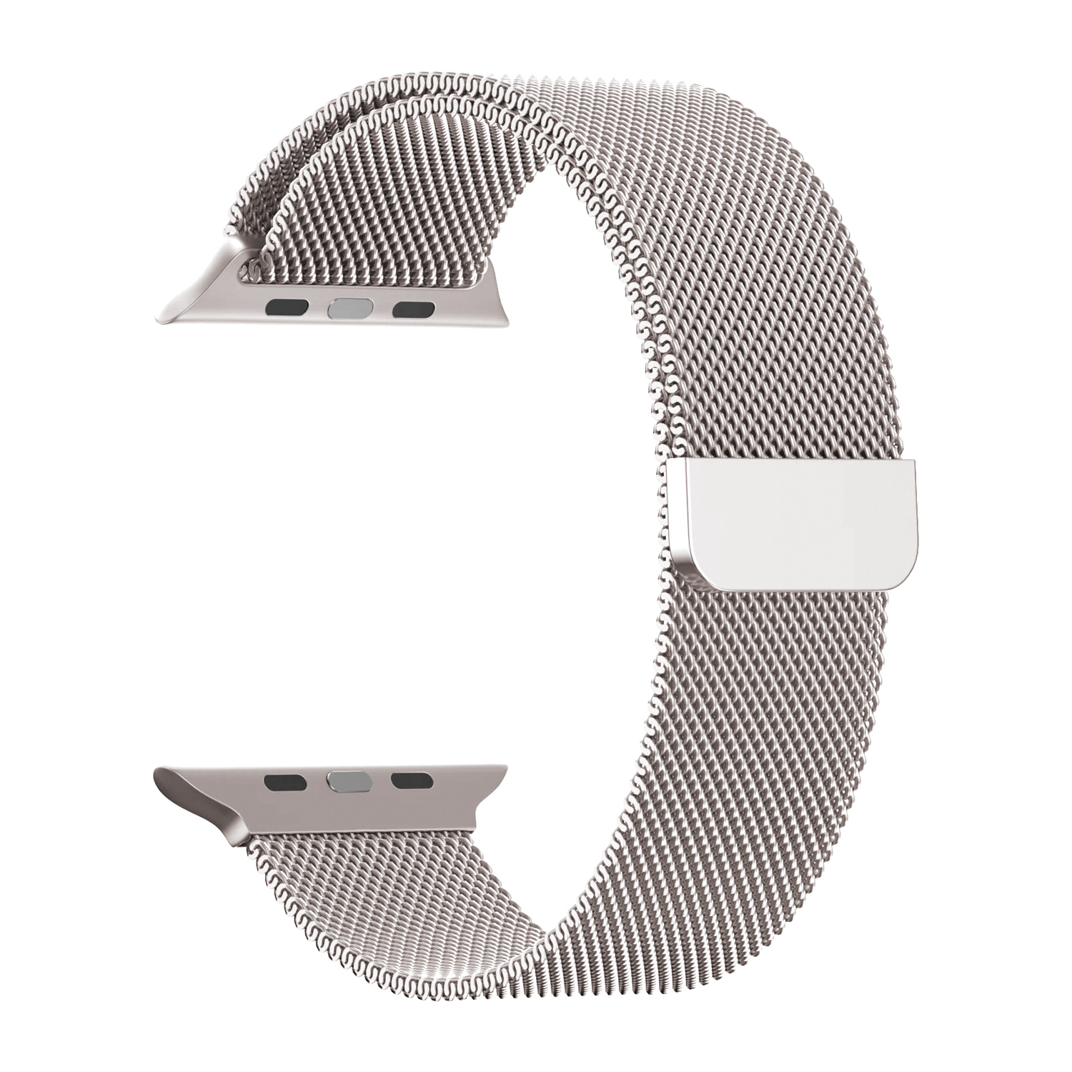 Ремешок для APL watch 42/44/45/49mm Milanese loop Матовый серый (Starlinght)