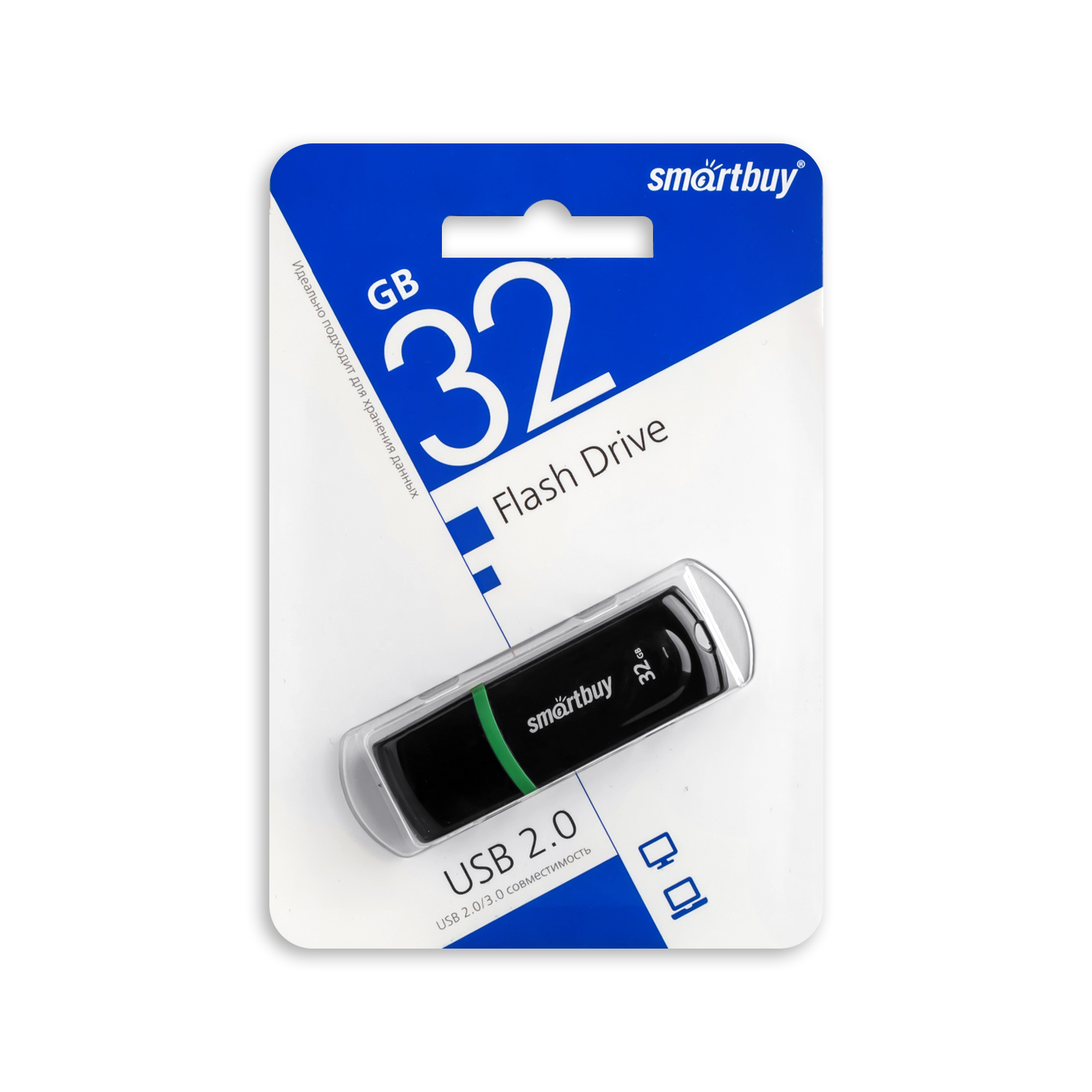 USB накопитель 32 GB Smart Buy Paean Black