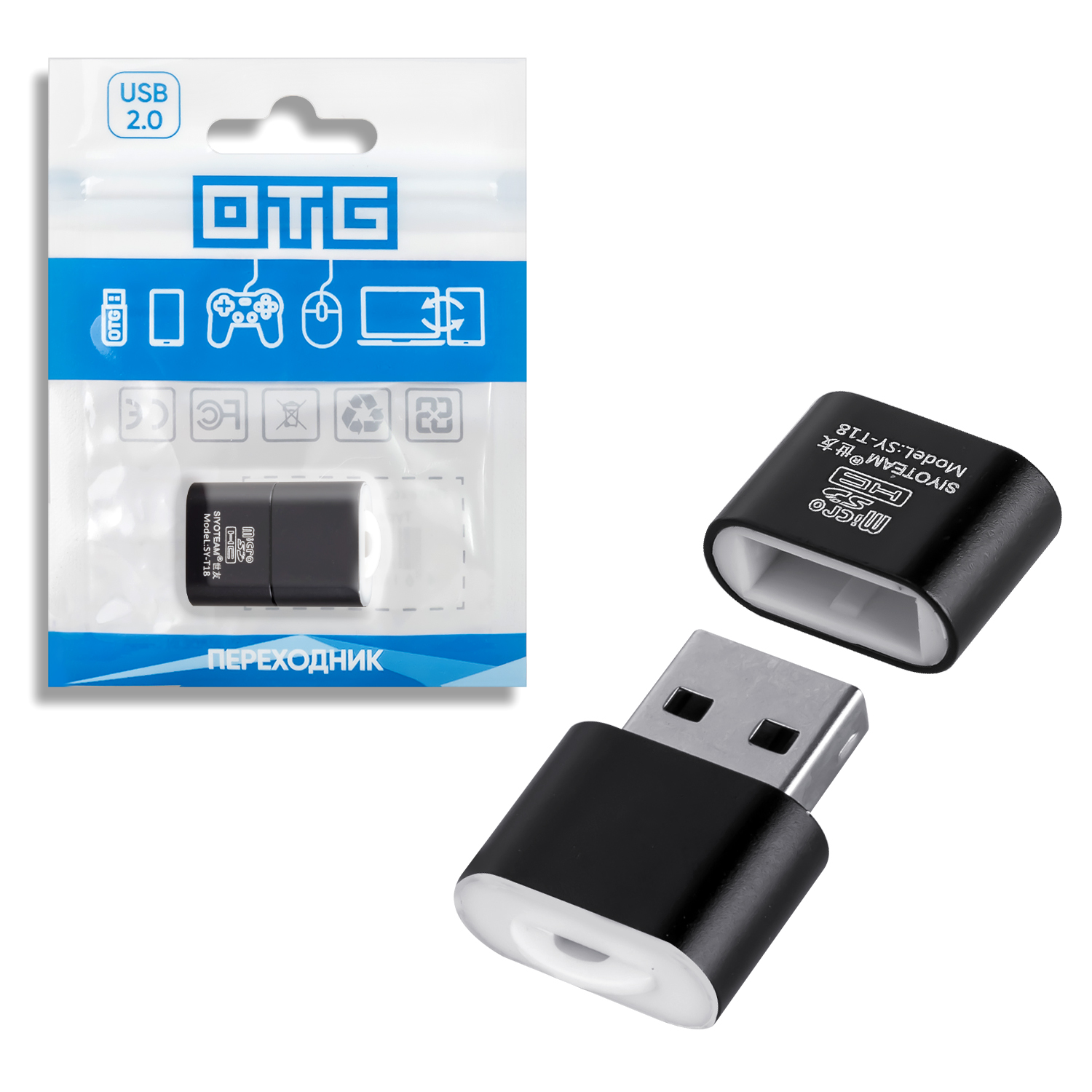 Card Reader USB Micro SD CR-01 ISA