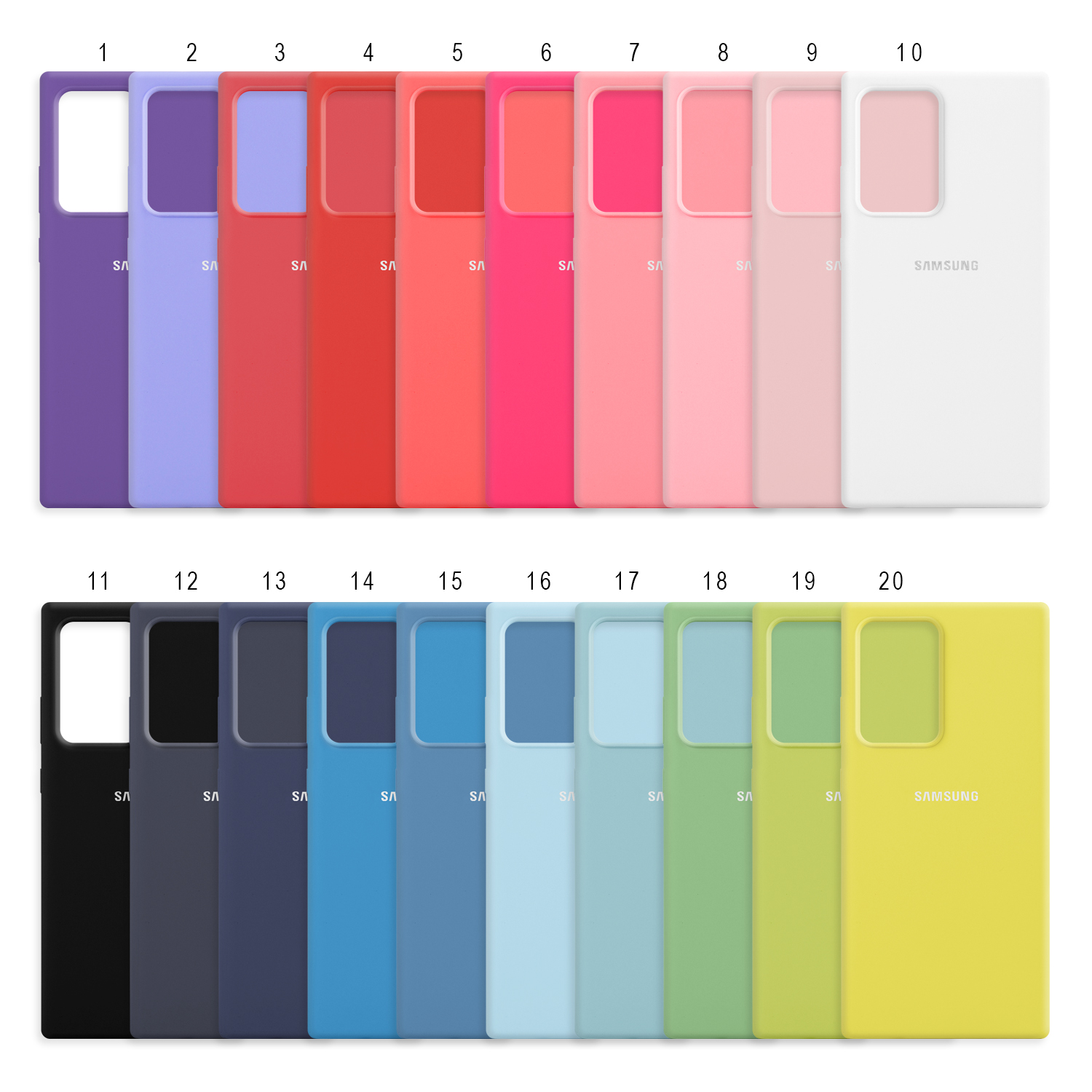 Чехол Samsung Note 20 Ultra Silicone Cover