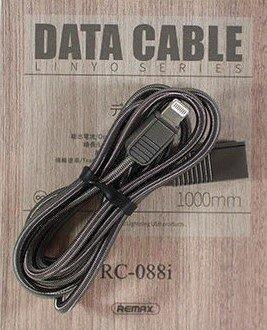 Кабель USB Lightning 1m RC-088i Linyo REMAX