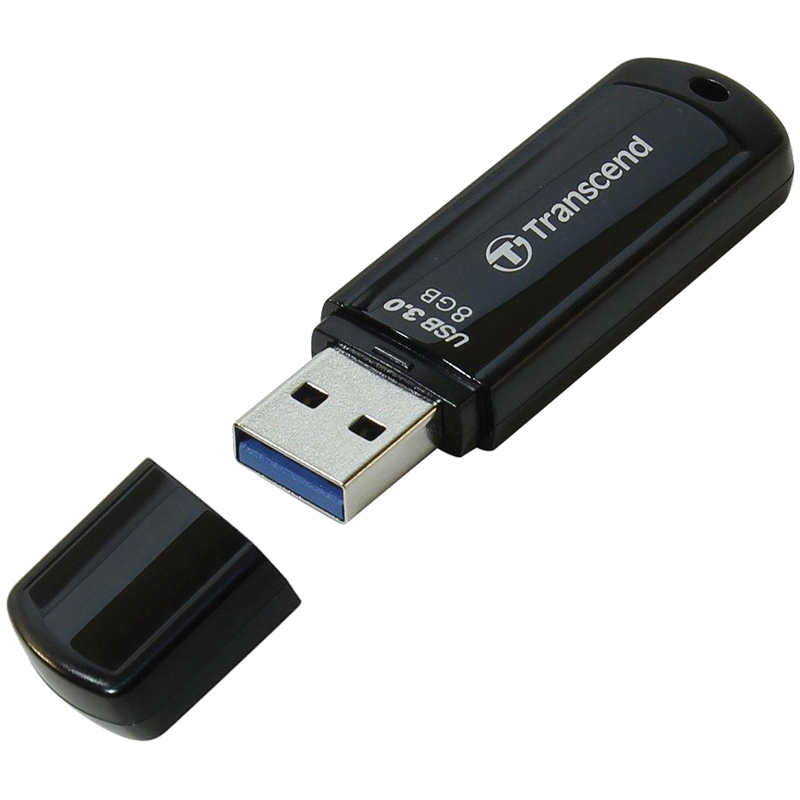 USB накопитель 8 GB Transcend 700 чёрный 3.0