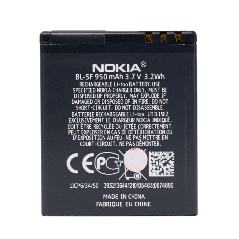 Аккумулятор Nokia BL-5F (950 mah) ОР.