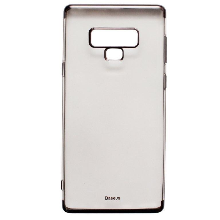Чехол Samsung Note 9 Baseus Shining с рамкой черный