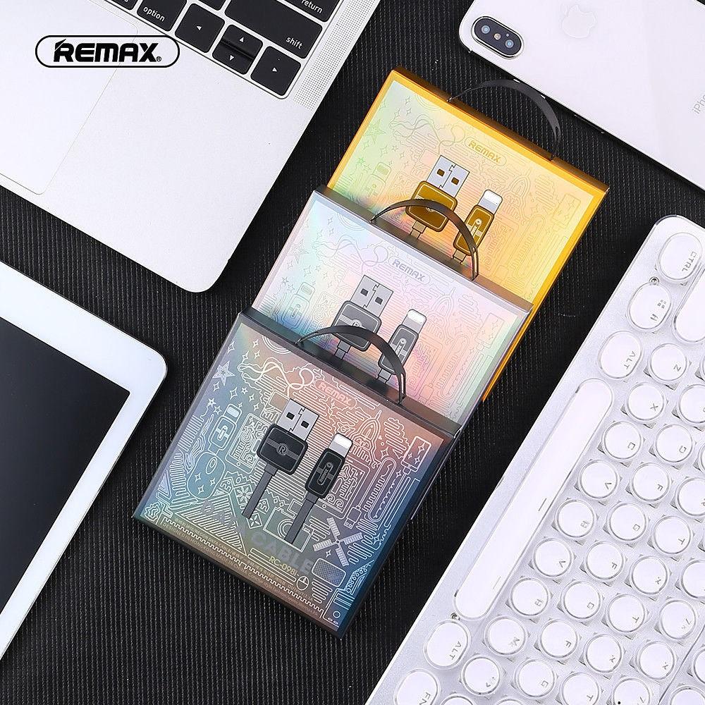 Кабель USB Lightning 1m RC-098i Remax Серый