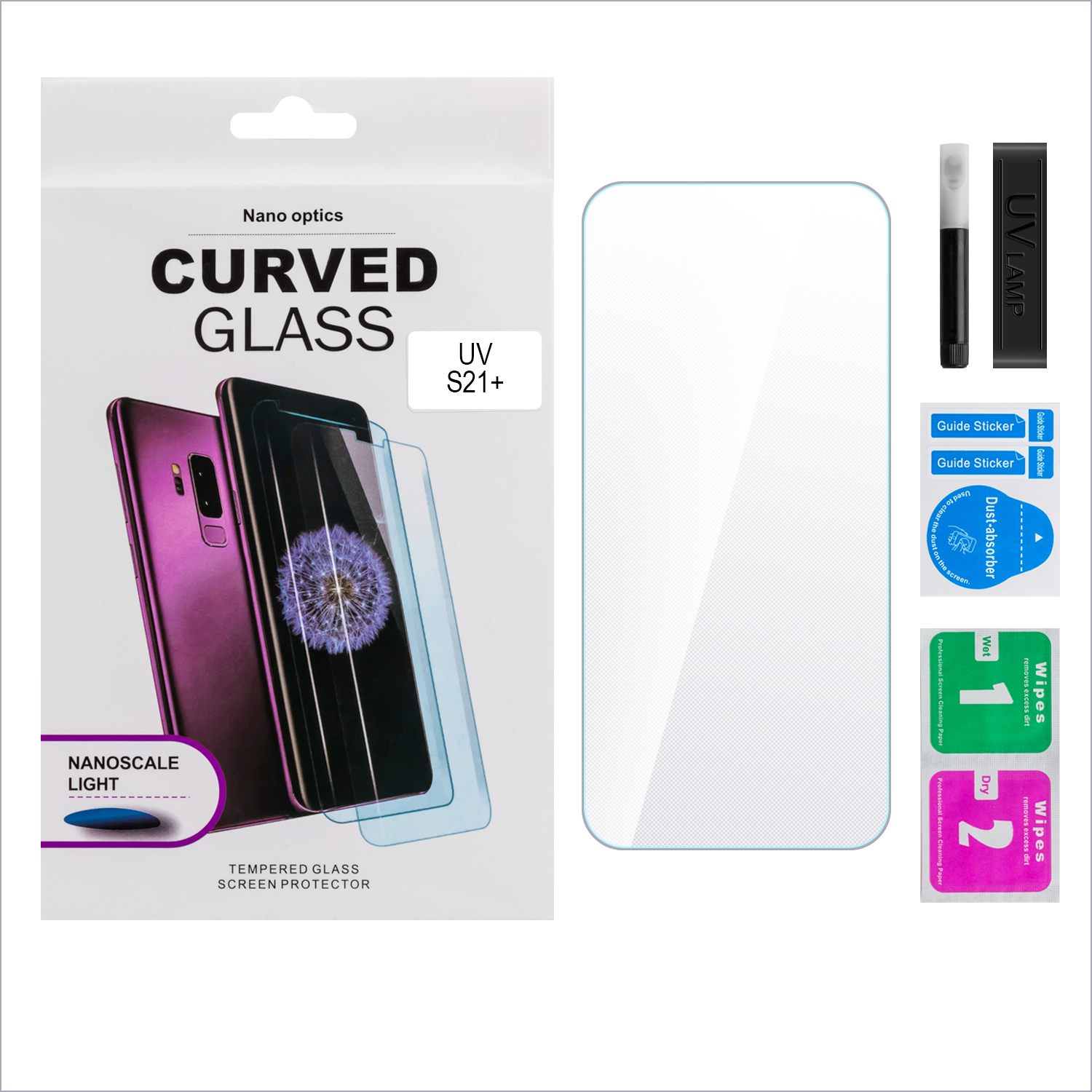 Защитное стекло Samsung S21 Plus UV Glue set