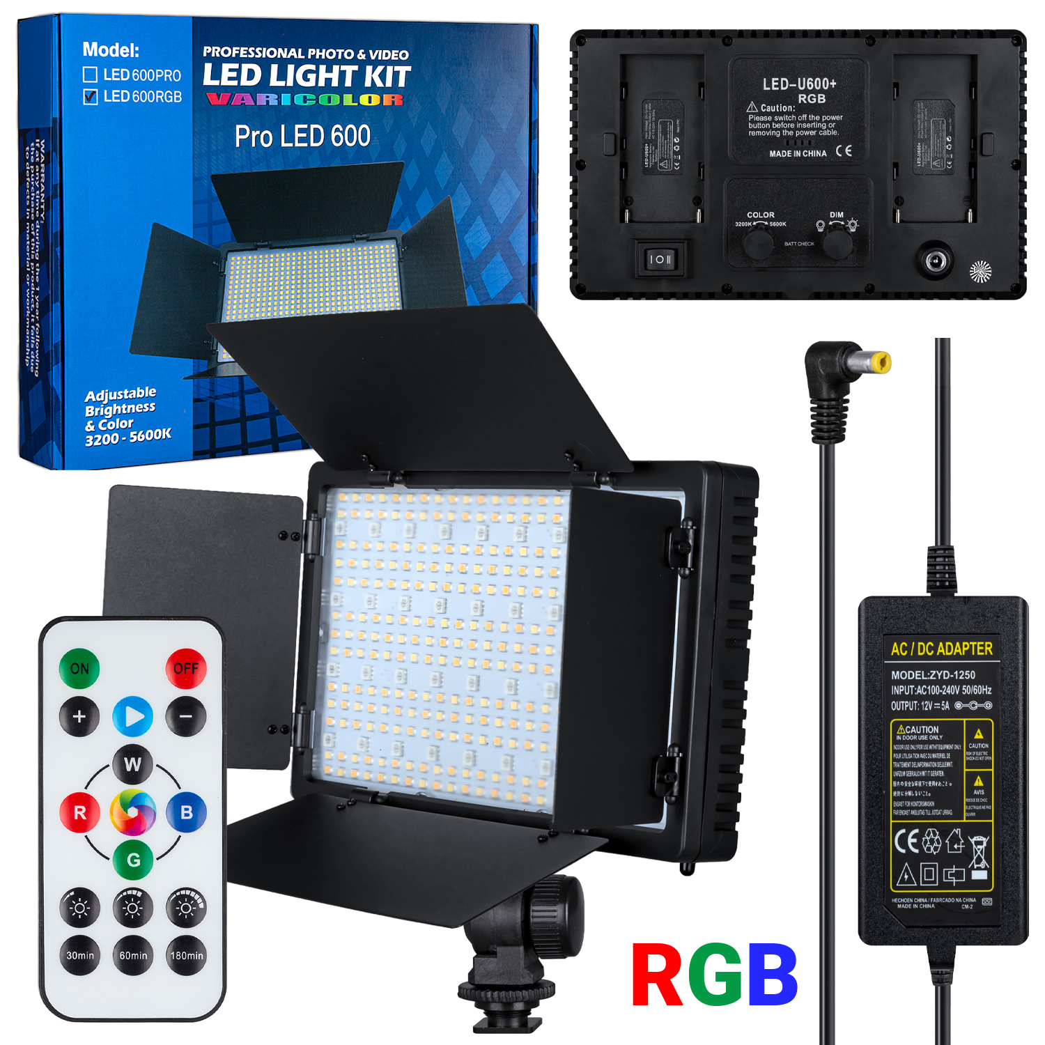 *Селфи кольцо Pro LED 600 RGB (10 шт/кор)