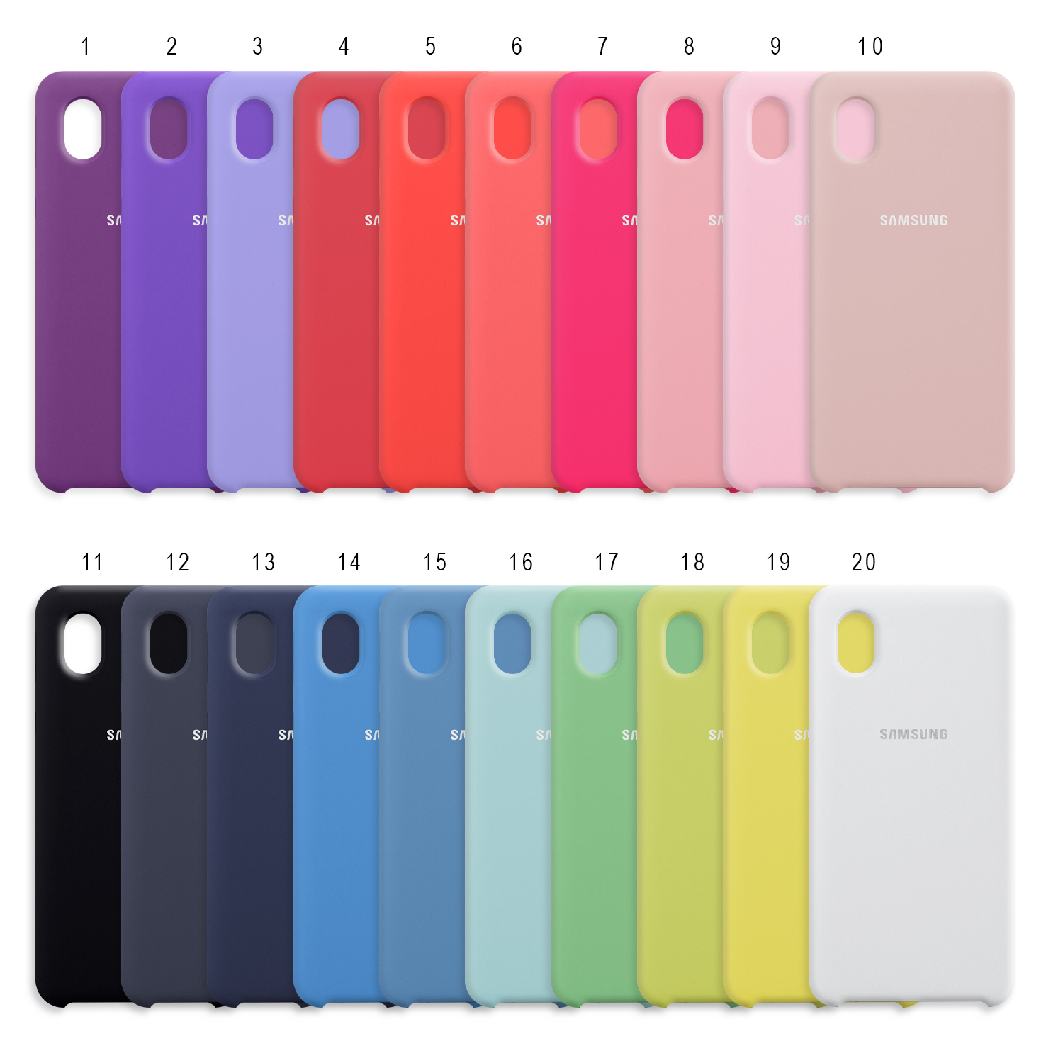 Чехол Samsung A01 Core Silicone Cover