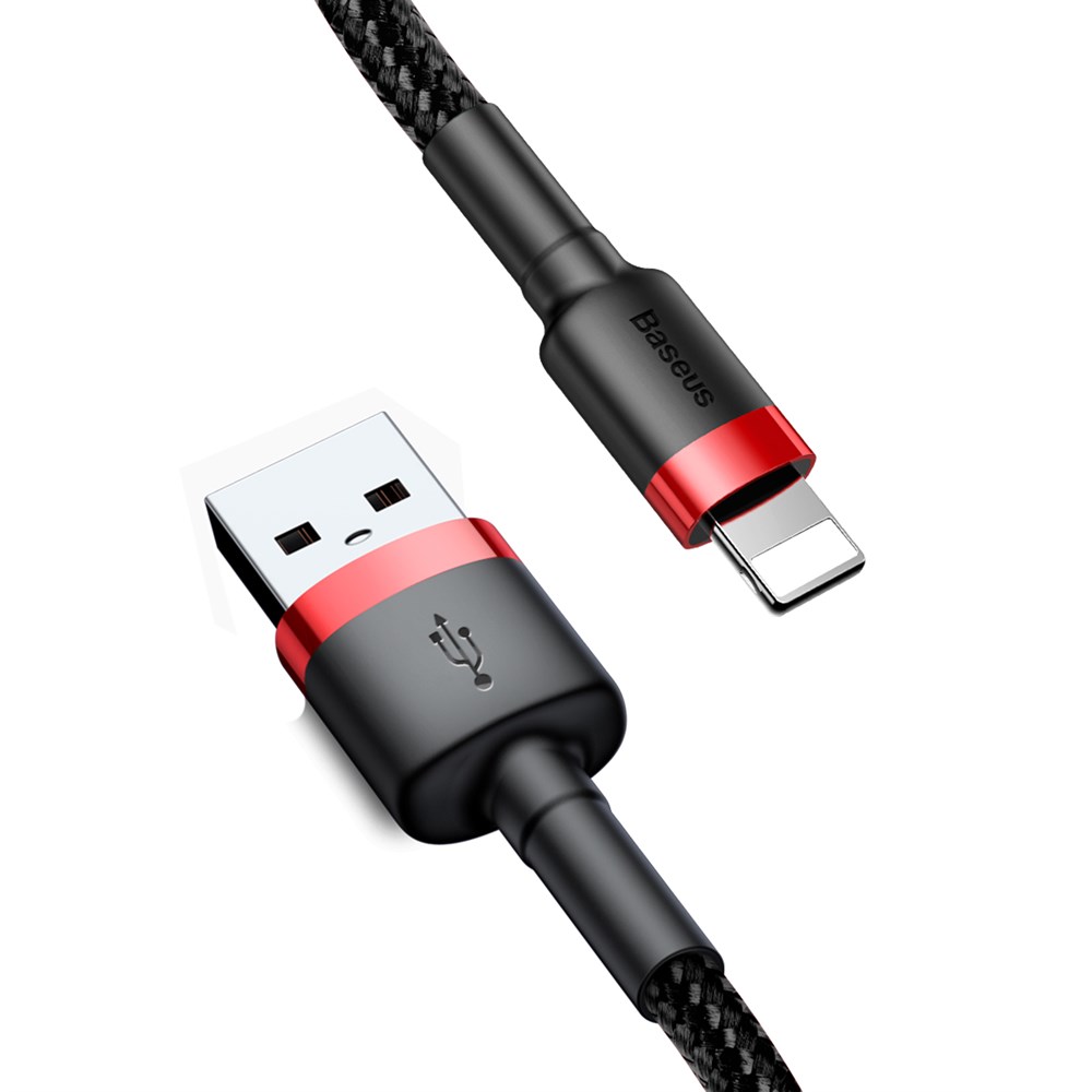 Кабель USB Lightning 3M 2A Cafure Cable Baseus красный CALKLF-R91