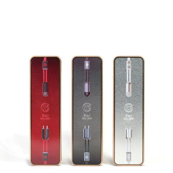 Кабель USB 2 в 1 1m Twins series WK Design