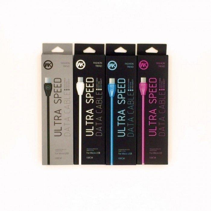 Кабель USB Micro USB 1m RC-050i 1M Ultra Speed WK