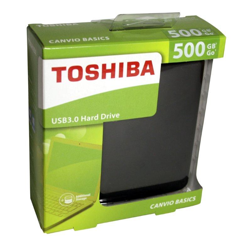 HDD внешний 2,5" 500GB Toshiba USB3.0 Canvio